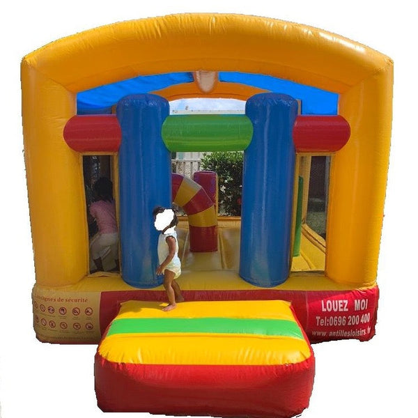 CANDY – Location Martinique : Jeu gonflable couvert pour enfants jusqu'à 10 ans (env. 4 x 3 x ht 4 m.) / FORFAIT DE 4H