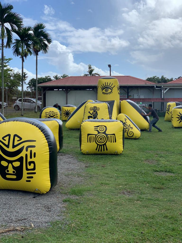 XTREM GAMES – Location Martinique : Arène gonflable de duels aux billes de gel pour enfants dès 8 ans et adultes / FORFAIT DE 3H MAX