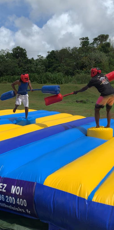Gladiateurs : à partir de 10 ans et adultes (env. 6 x8 m. / prévoir 1 m. de plus / emplacement plat)/ FORFAIT DE 4H