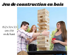 Lot de 3 jeux traditionnels et intergénérationnels/ à récupérer le JOUR J entre 8h et 9h et à restituer dans nos locaux le LENDEMAIN entre 8h et 9h (sauf si livraison avec jeu gonflable)