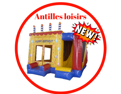 Happy Anniversaire 2 : jeu pour enfants jusqu'à 10 ans (en. 5 x 5.5 x Ht 4.5 m.)/ FORFAIT 4H