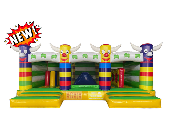 TOTEM'JUMP : jeu pour enfants jusqu'à 10 ans ( env. 7 x 5 x ht 3 m.)/ FORFAIT DE 4H PERIODE BASSE