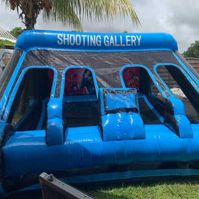 Stand de tir Nerf intéractif avec 4 pistolets avec billes de gel: de 12 ans à 88 ans/ FORTFAIT DE 4H