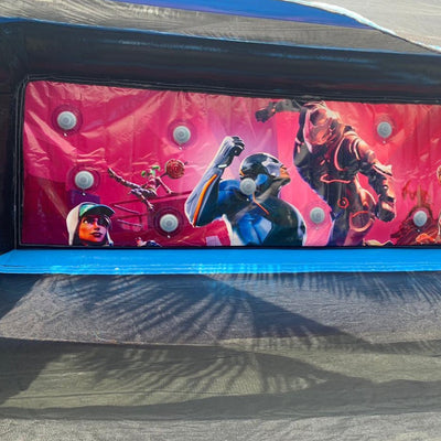 Stand de tir Nerf intéractif avec 4 pistolets avec billes de gel: de 12 ans à 88 ans/ FORTFAIT DE 4H