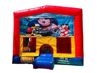 CHATEAU GONFLABLE AVEC TOBOGGAN INTERIEUR/ FORFAIT DE 4H