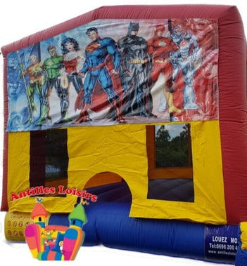 CHATEAU GONFLABLE AVEC TOBOGGAN INTERIEUR/ FORFAIT DE 4H