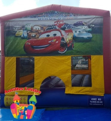 CHATEAU GONFLABLE AVEC TOBOGGAN INTERIEUR/ FORFAIT DE 4H