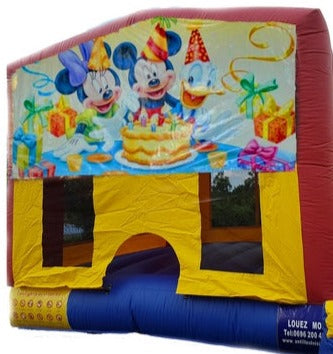 CHATEAU GONFLABLE AVEC TOBOGGAN INTERIEUR/ FORFAIT DE 4H