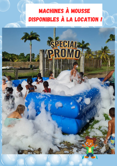 Contour gonflable avec 1 Machine à MOUSSE