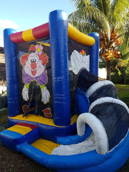 P'TIT CLOWN : pour enfants jusqu'à 4 ans (env. 2.8 x 3.9 x Ht 2.9 m.) FORFAIT DE 4H